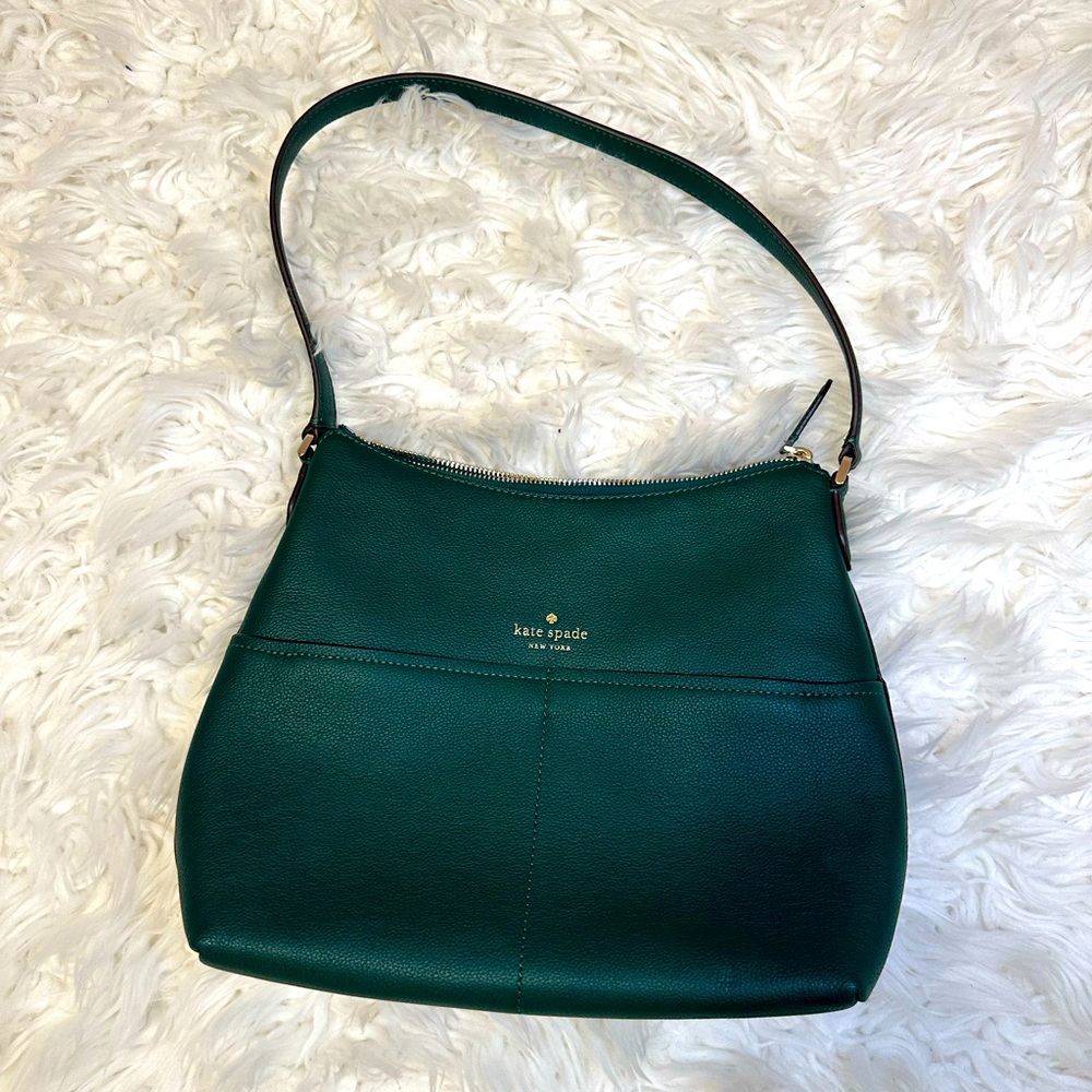 Kate Spade Bailey Shoulder bag  new without tags -never worn in Deep Jade.